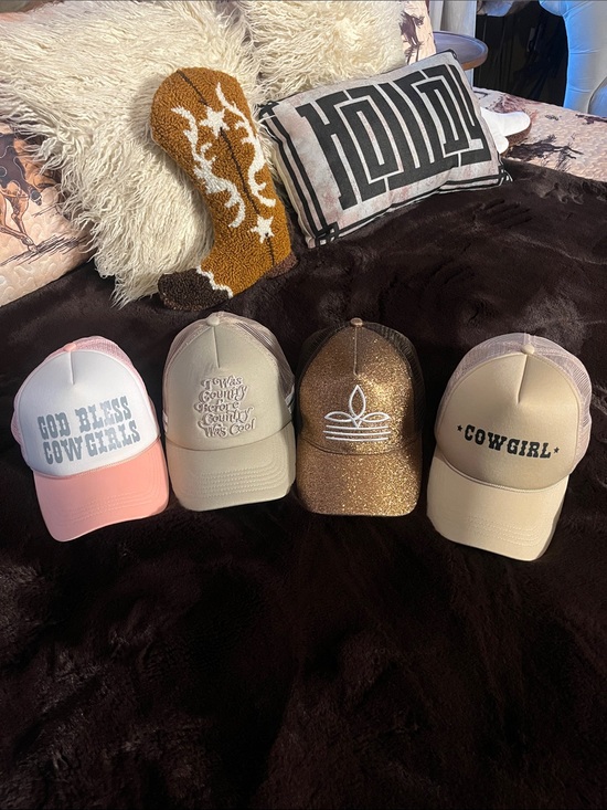 Free People Accessories - 4 cowgirl ball caps